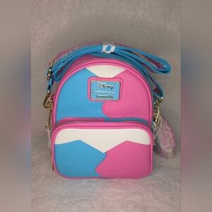 Loungefly Make It Pink Make It Blue Convertible Exclusive Mini Backpack NWT